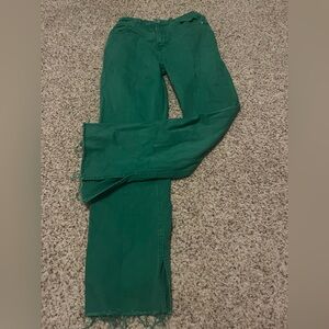 Green straight leg jeans size 6 from Primark in Germany